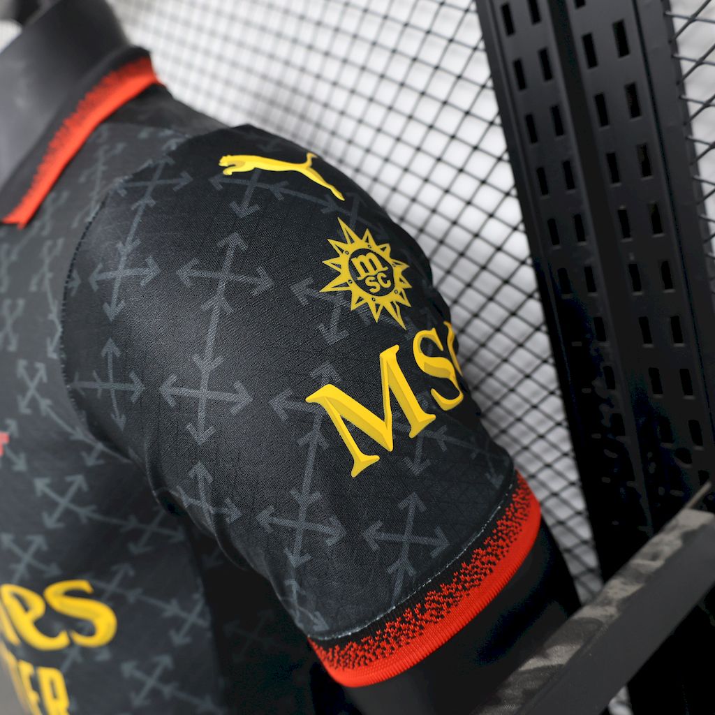 AC Milan 2025/26 Co-Branded Black Edition Jersey Player Version