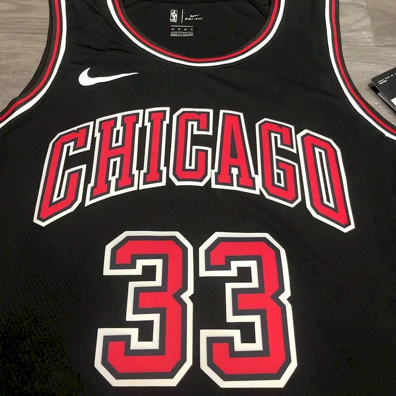 Camisa Scottie Pippen Masculina Preta Versão Jogador – Edição Clássica