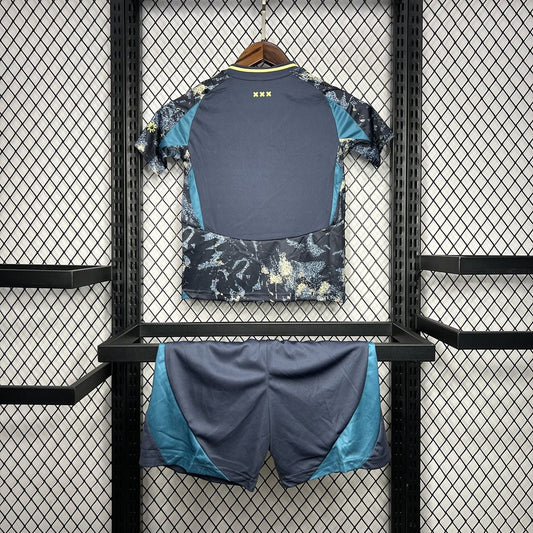 Uniforme reserva infantil do Ajax 2024/25