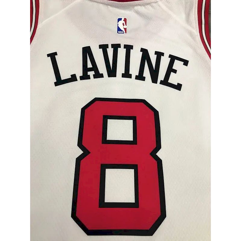 Camisa Zach Lavine Masculina Branca Versão Jogador – Edição Clássica