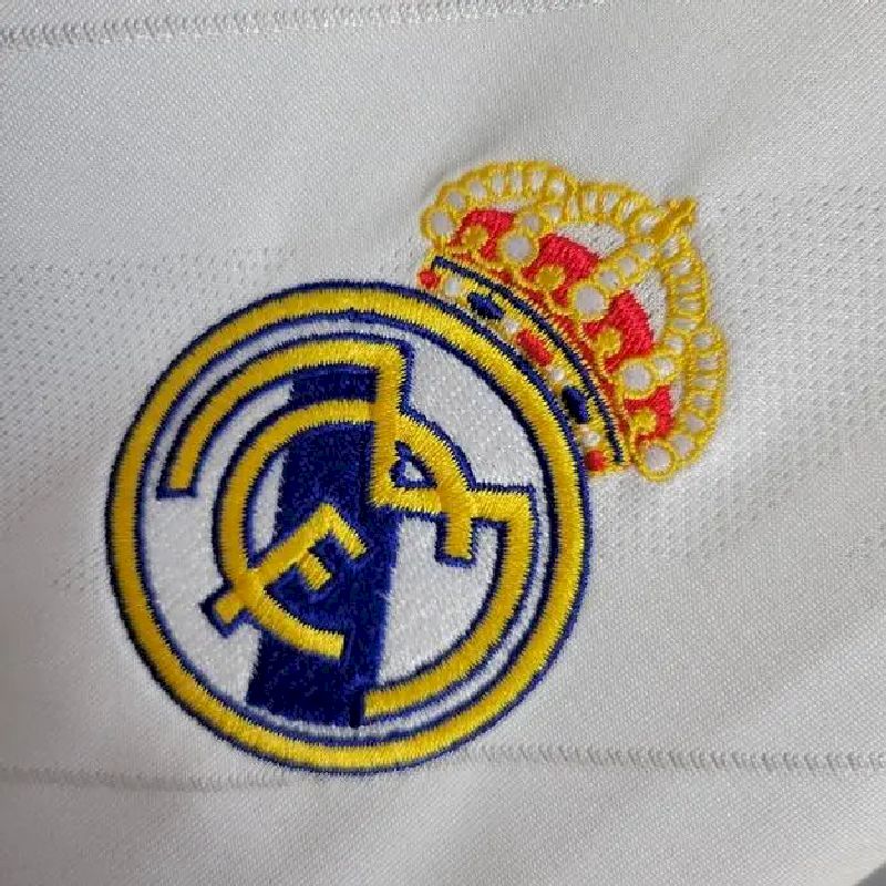 Camisa retrô manga comprida do Real Madrid 2017/18