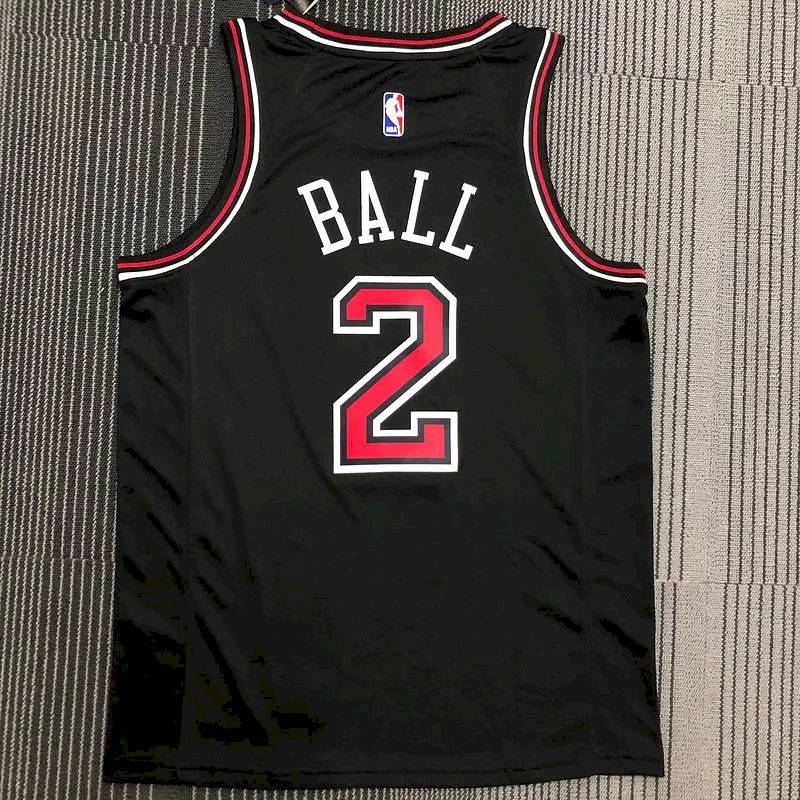 Camisa masculina preta Swingman da Lonzo Ball – Edição Statement