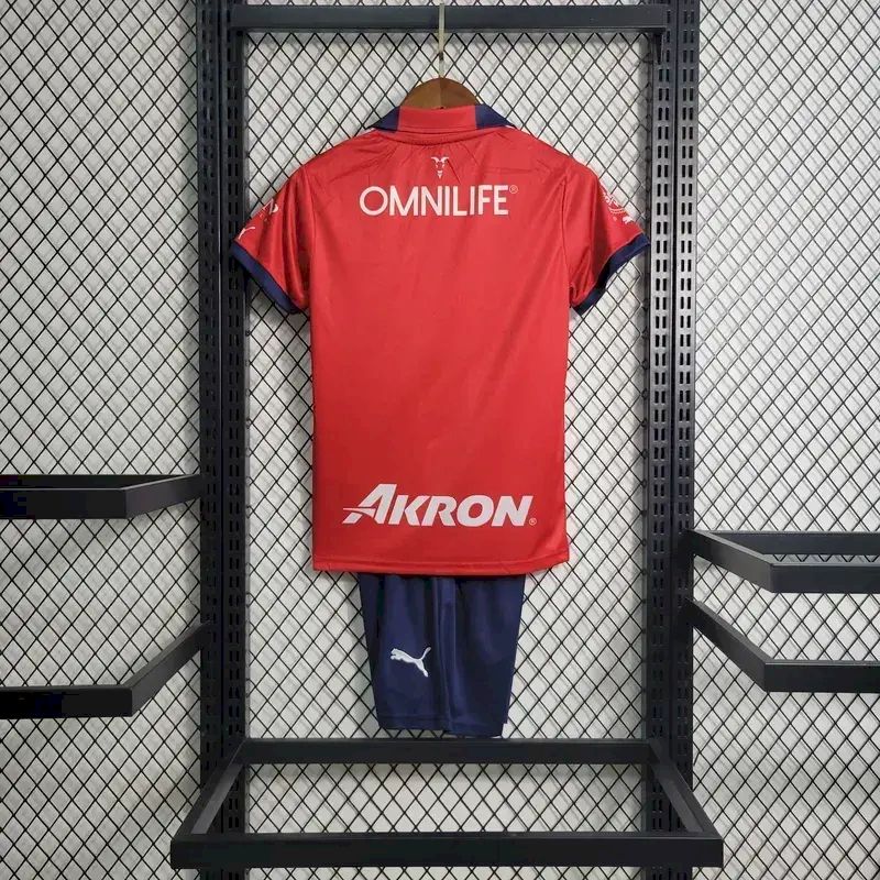 Chivas 2023/24 Home Kids Kit
