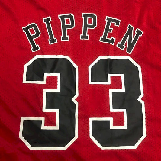 Camisa vermelha masculina Scottie Pippen – Edição retrô