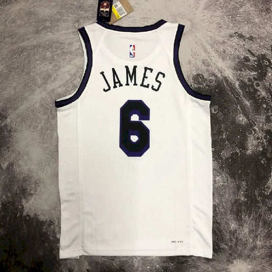Camisa Masculina LeBron James White Team – Edição City