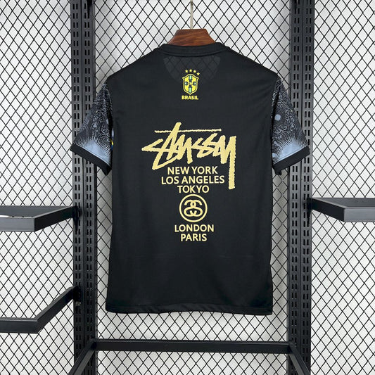 Men's Brazil 2024/25 X STUSSY Jersey