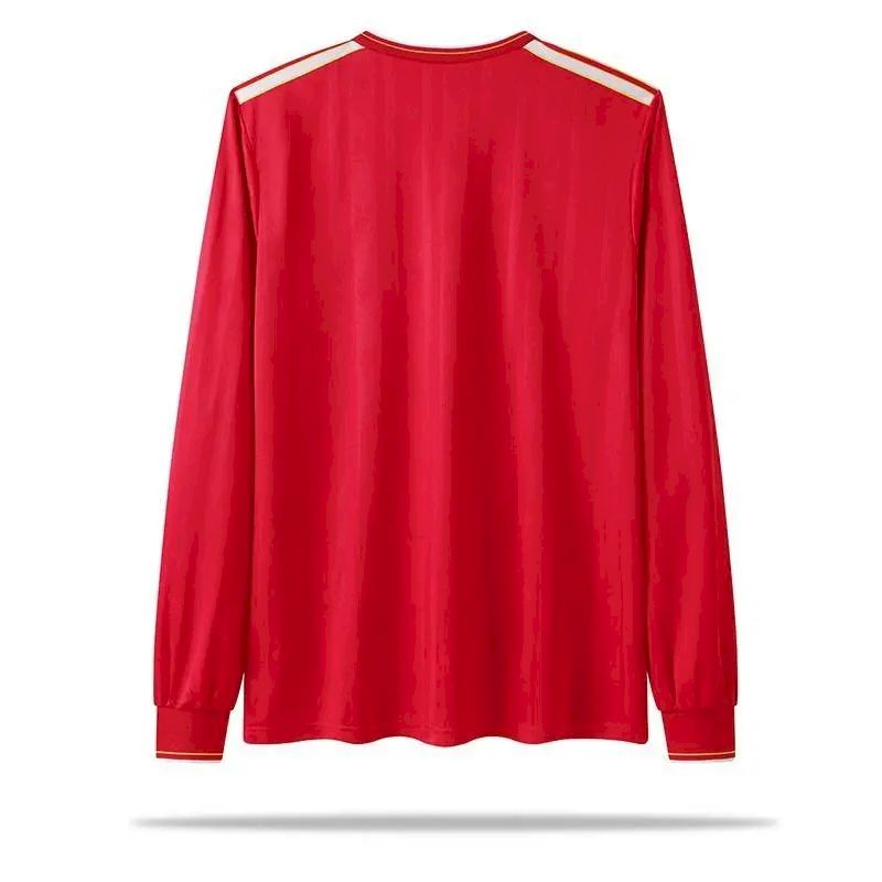 Camisa retrô de mangas compridas da Copa da Inglaterra, temporada 1985/86, Liverpool
