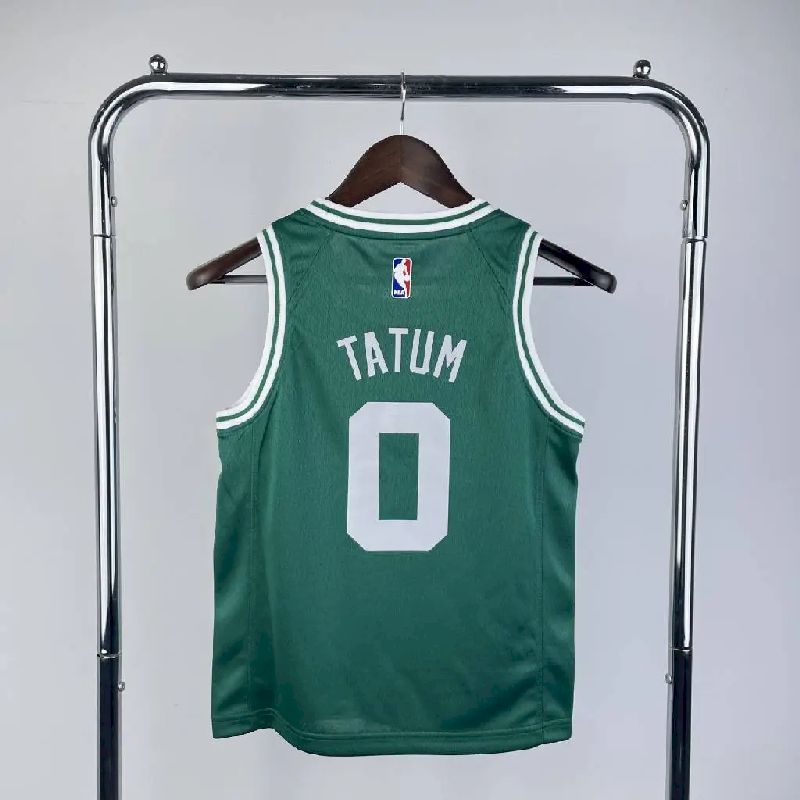 Youth Jayson Tatum Green Team Jersey