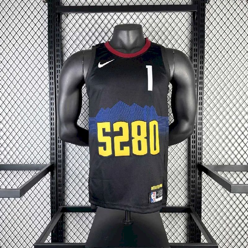 Denver Nuggets 2024/25 City Edition Black Color PORTER JR.#1
