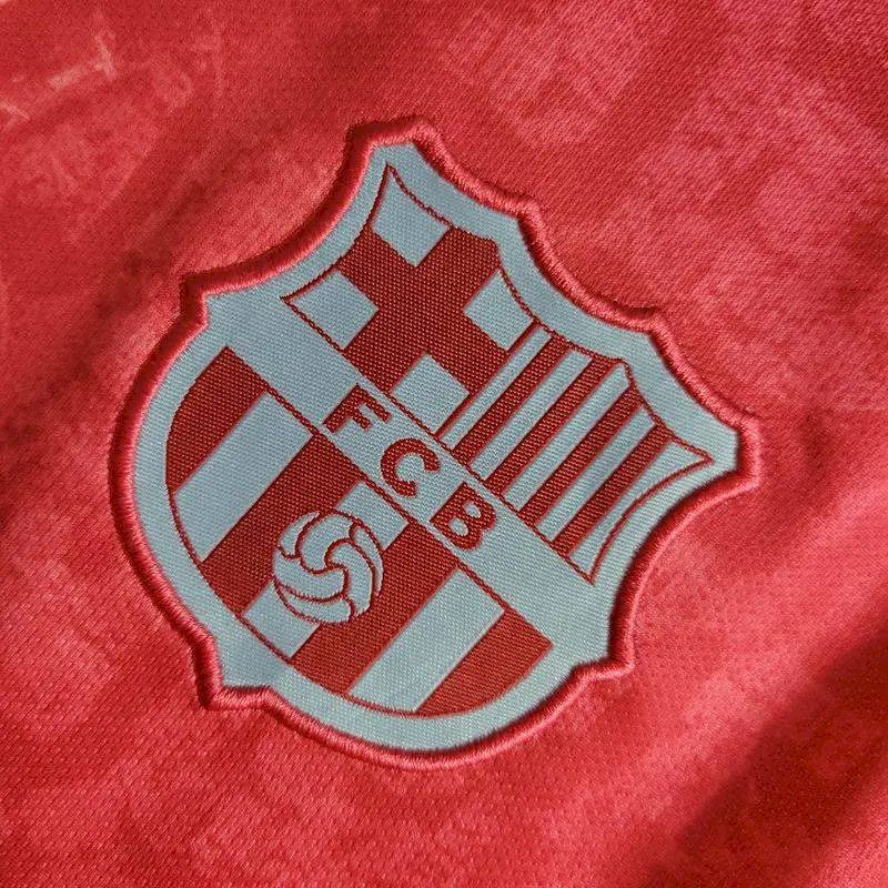 Terceira camisa retrô do Barcelona 2018/19