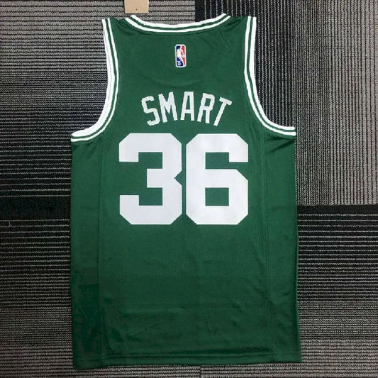 Camisa masculina Marcus Smart Green Team – Edição de 75º aniversário