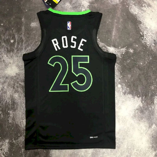 Camisa preta Derrick Rose masculina – Edição Statement