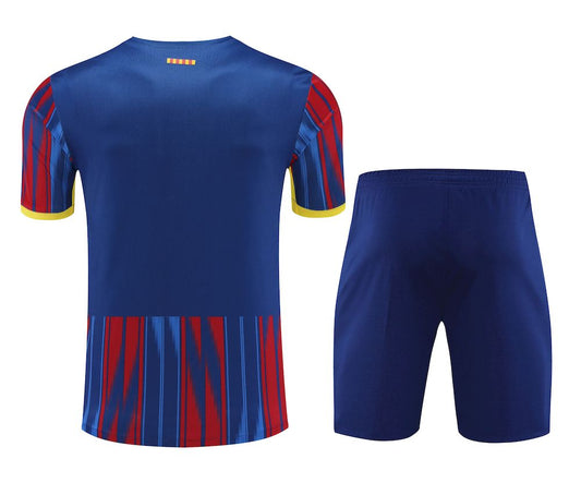 Camisa de treino adulto Barcelona 2023/24 + short 418