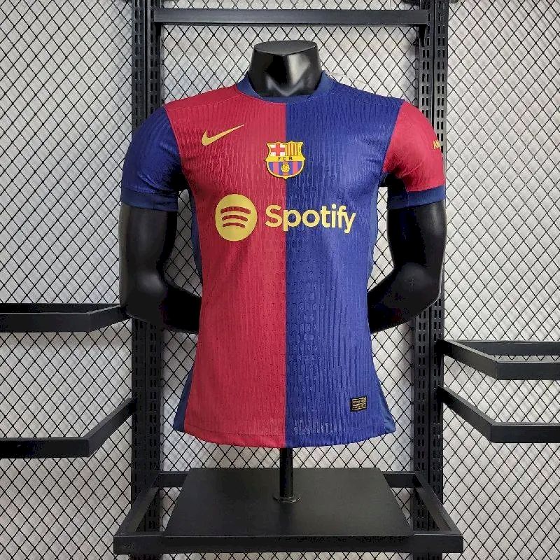 Camisa titular do Barcelona 2024/25 versão jogador