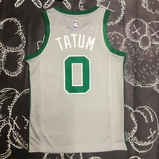 Camisa cinza masculina Jayson Tatum Team