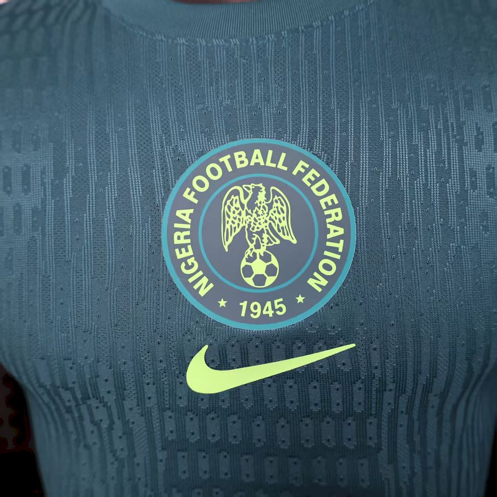 Camisa Nigéria 25/26 Verde Escuro Edição Especial Versão Jogador