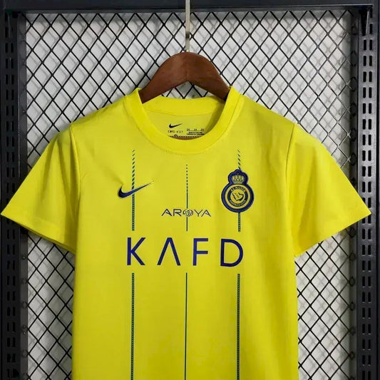 Al-Nassr FC 2023/24 Home Kids Kit