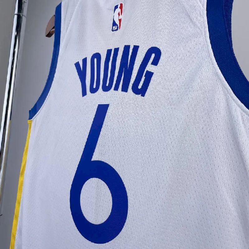 Camisa masculina Nick Young branca da equipe