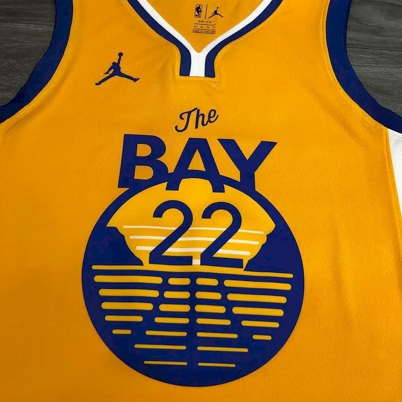 Andrew Wiggins Men’s Yellow Player Version Jersey – Statement Edition