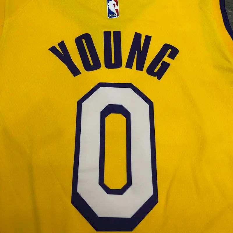 Camisa Nick Young Yellow City Edition Masculina Versão Jogador