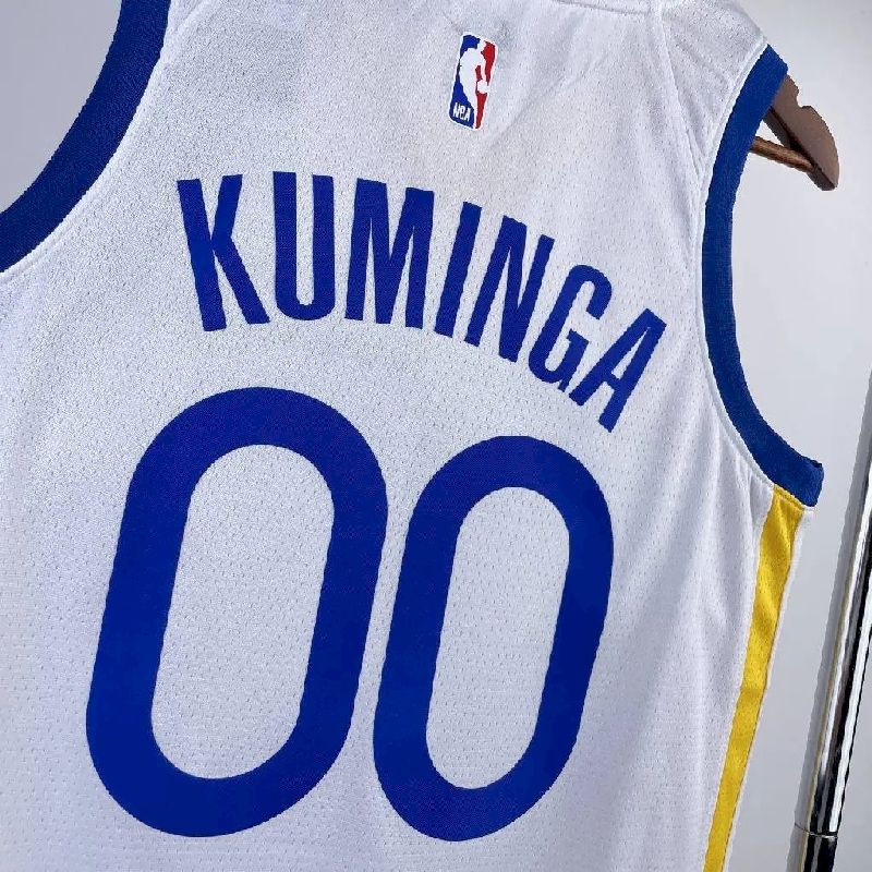 Camisa branca masculina Jonathan Kuminga