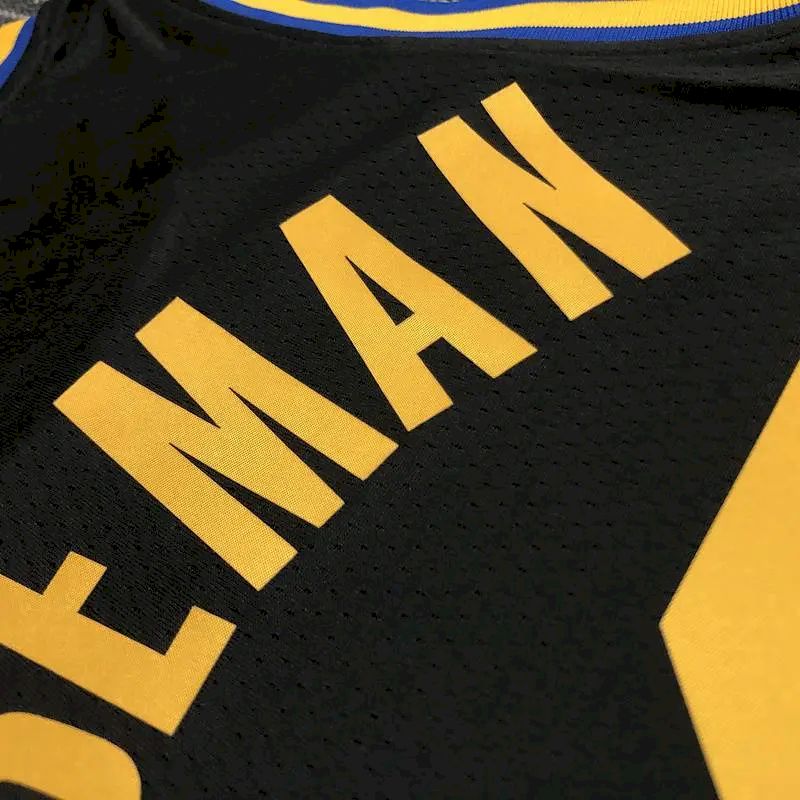 Camisa James Wiseman preta masculina – Edição City do 75º aniversário