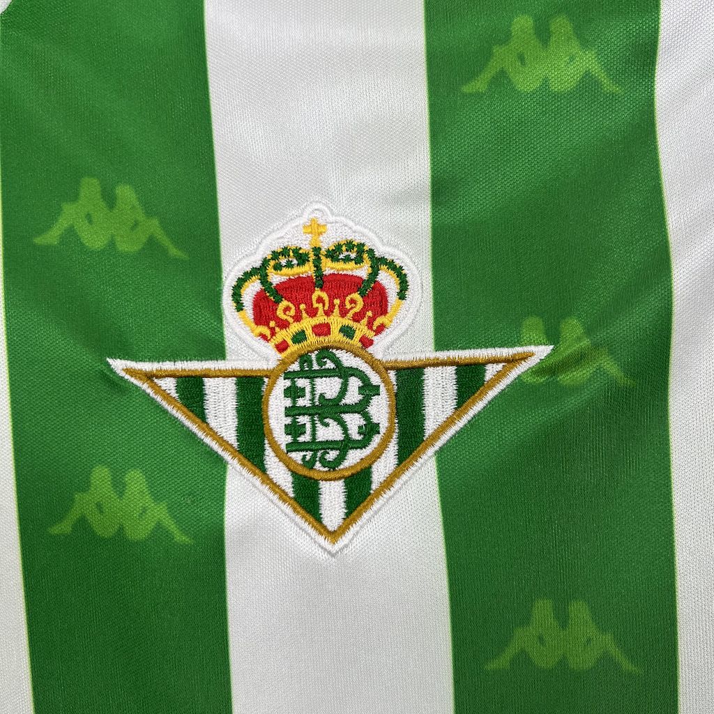 Camisa retrô de mangas compridas do Real Betis 1995/97 Home