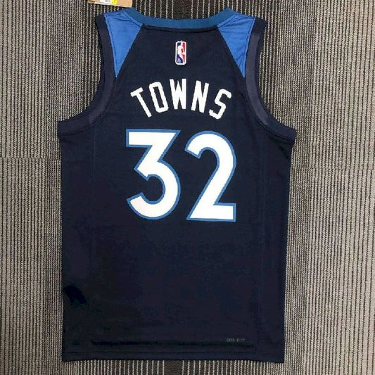 Camisa azul masculina Karl-Anthony Towns – Edição de 75º aniversário