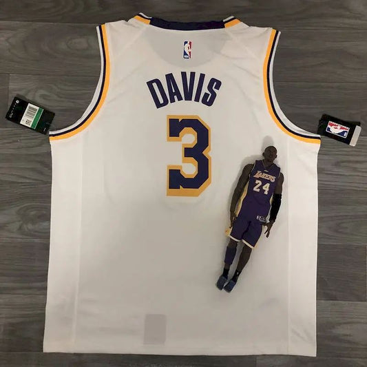 Camisa Anthony Davis Branca Masculina Versão Jogador