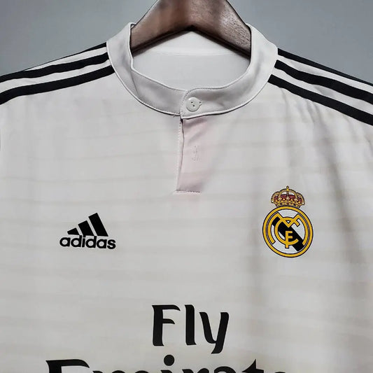 Camisa retrô de mangas compridas do Real Madrid 2014/15 Home