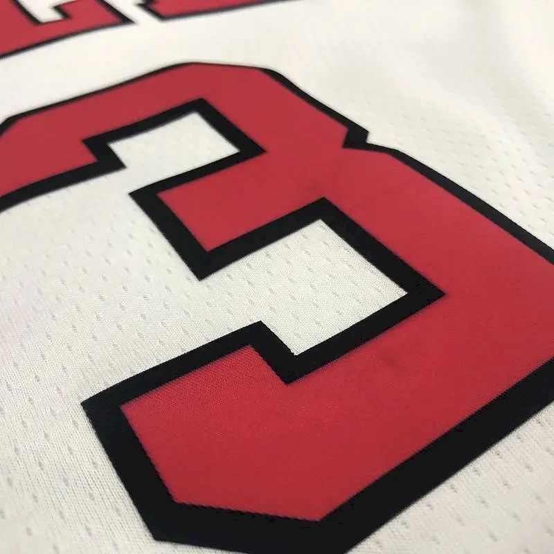 Camisa masculina Dwyane Wade Swingman versão jogador branca – edição Association