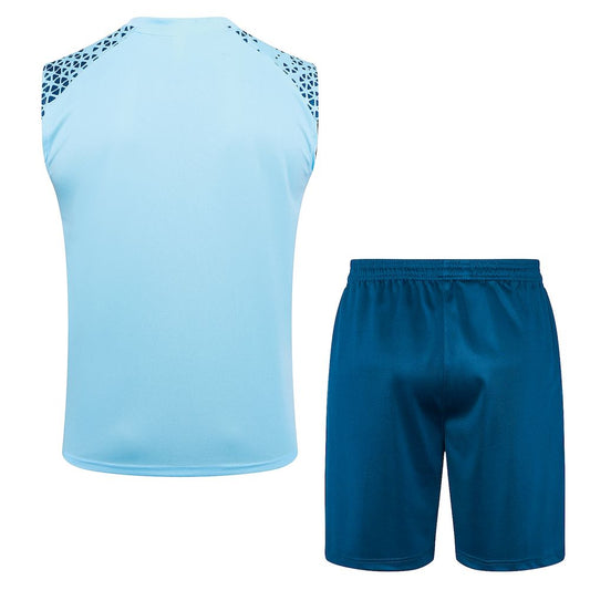 Camiseta regata e short adulto Manchester City 2023/24 815