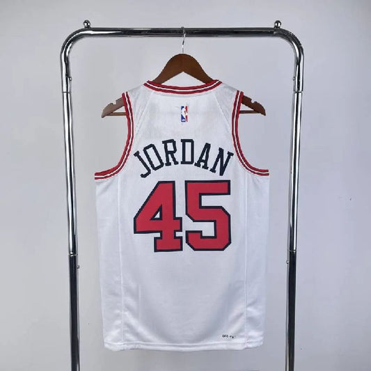 Camisa masculina Michael Jordan branca do time