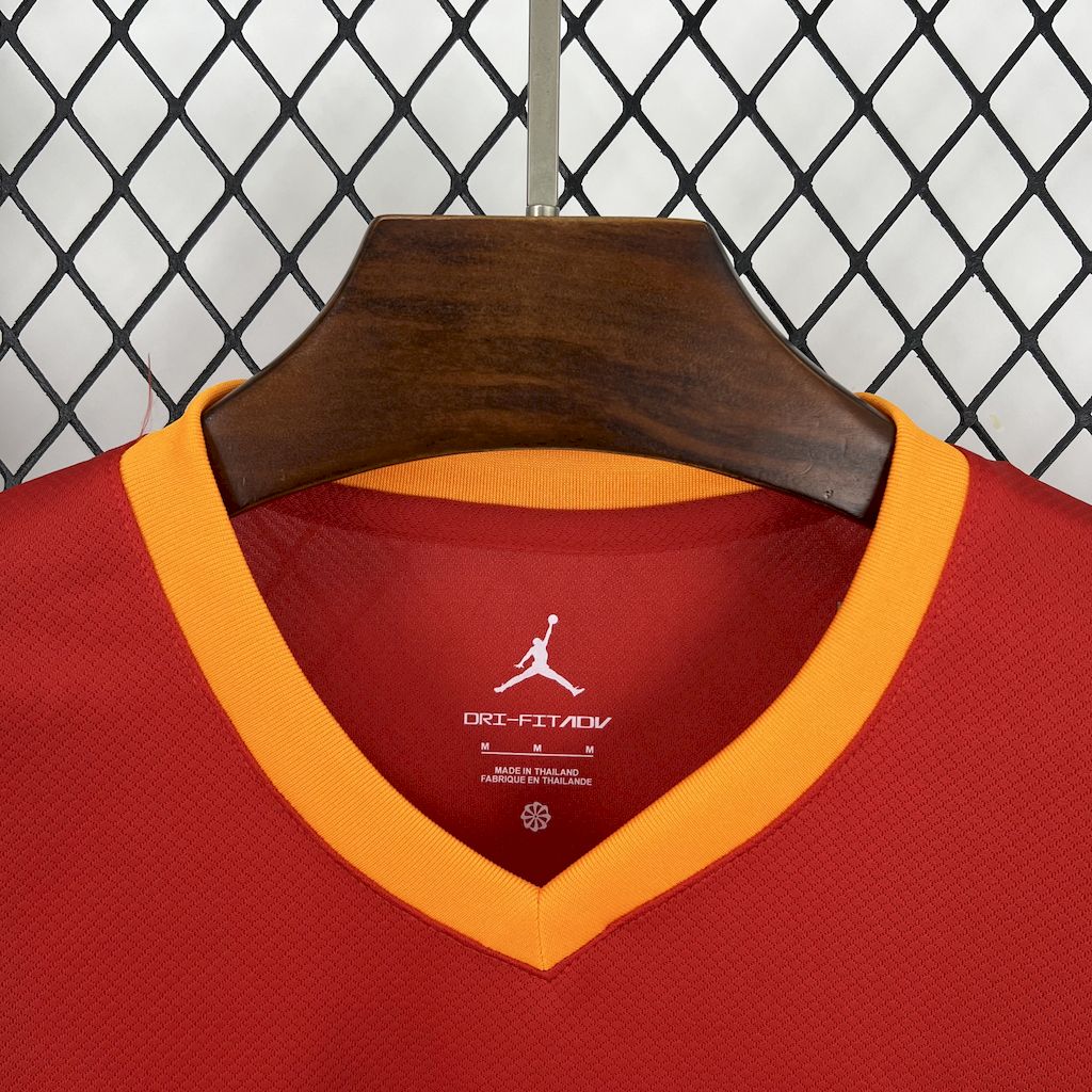 Men's Brazil 2025/26 Jordan Red Jersey