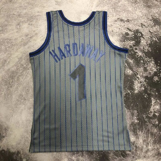 Camisa masculina M&N Anfernee Hardaway cinza retrô 1994/95