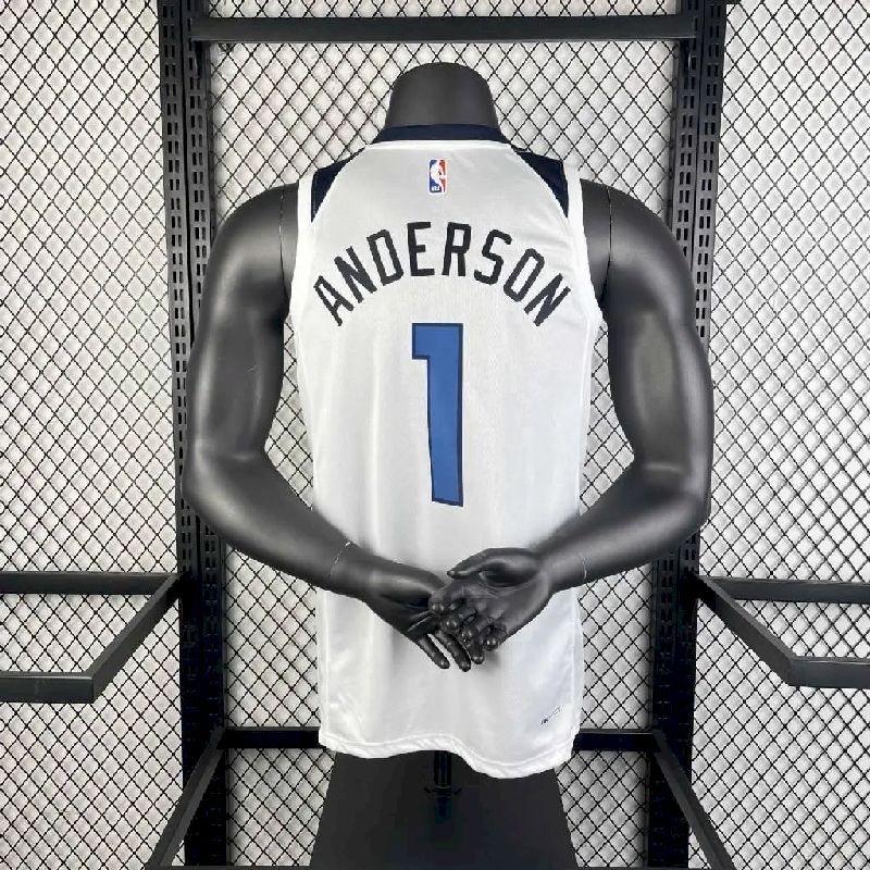 Camisa Kyle Anderson Branca da Equipe Principal Masculina 2023