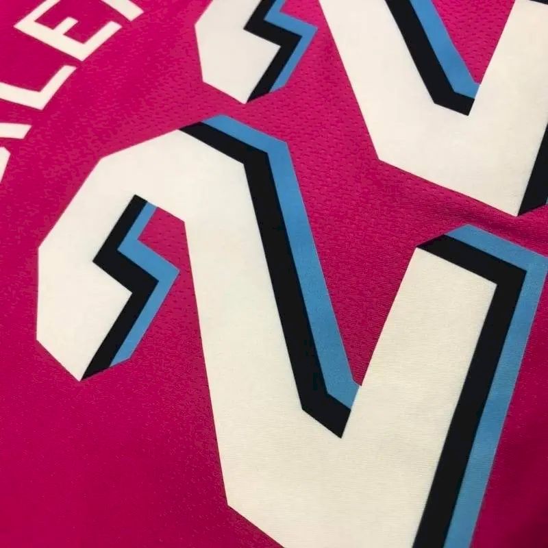 Jimmy Butler Men’s Pink Player Version Jersey – Retro Classic Edition