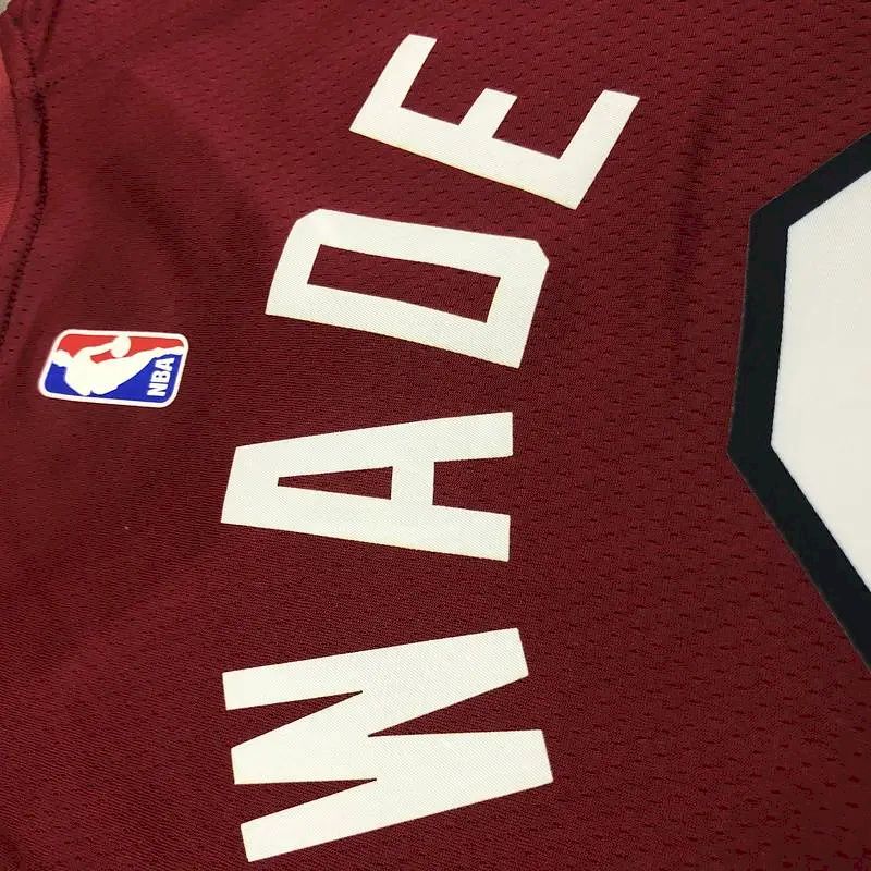 Men’s Dwyane Wade Red 2020-21 Swingman Player Version Jersey – Statement Edition