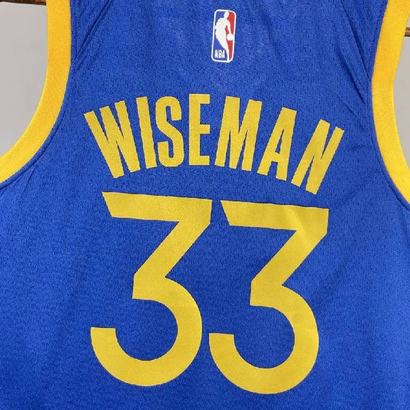 Men’s James Wiseman Blue Away Team Jersey