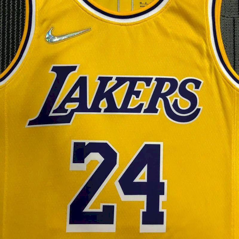 Men’s Kobe Bryant Yellow Team Jersey – 75th Anniversary Edition