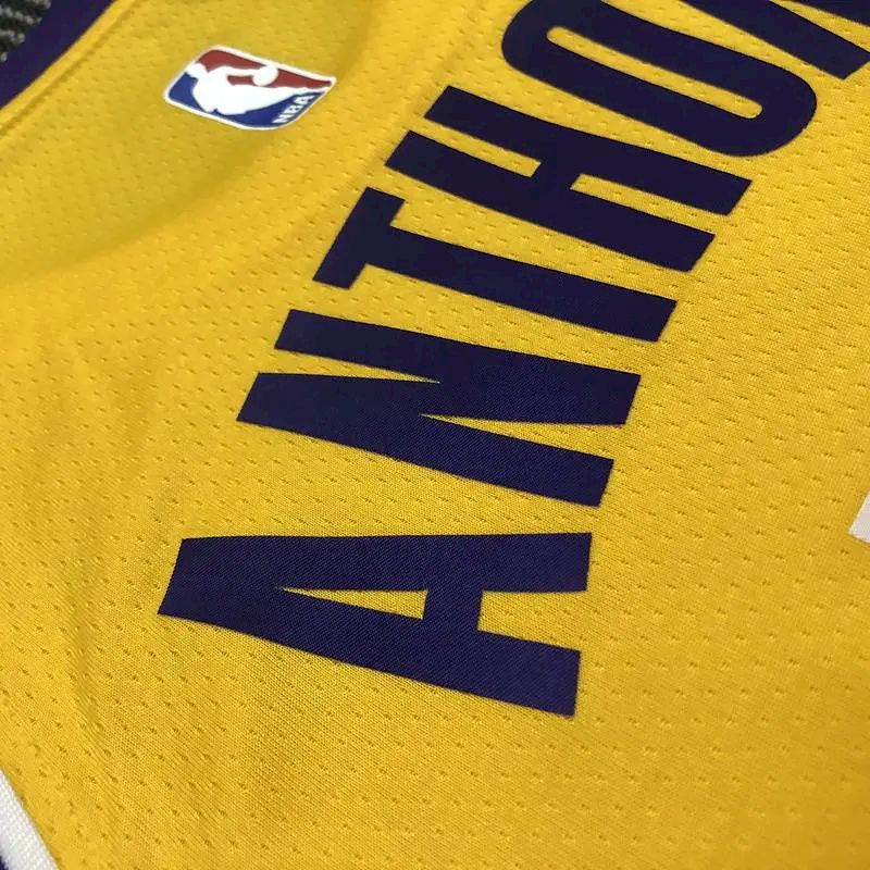 Carmelo Anthony Men’s Yellow Swingman Team Jersey – Icon Edition