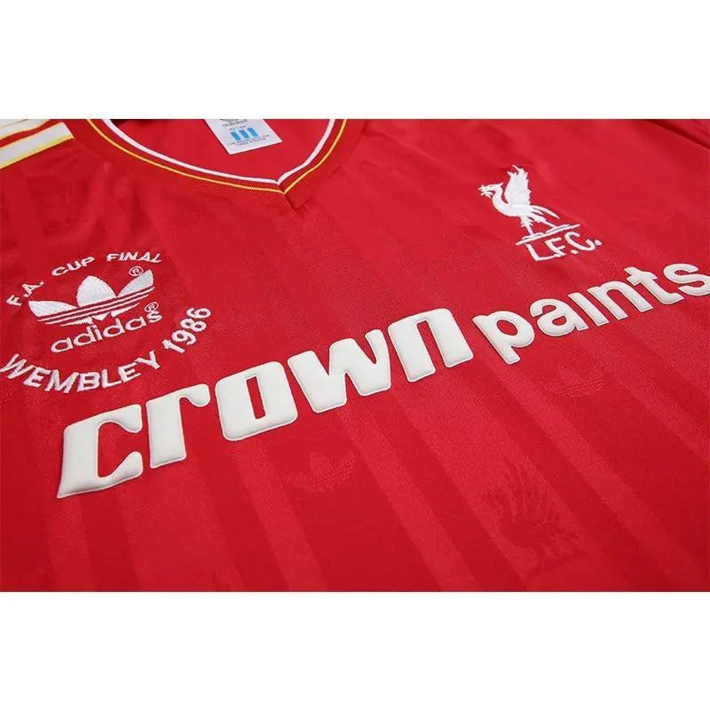 Camisa retrô do Liverpool 1985/86 Home FA Cup