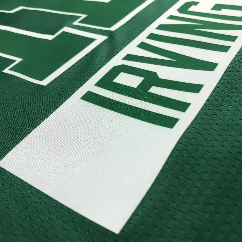 Camisa masculina Kyrie Irving Green Team – Edição City de 75º aniversário