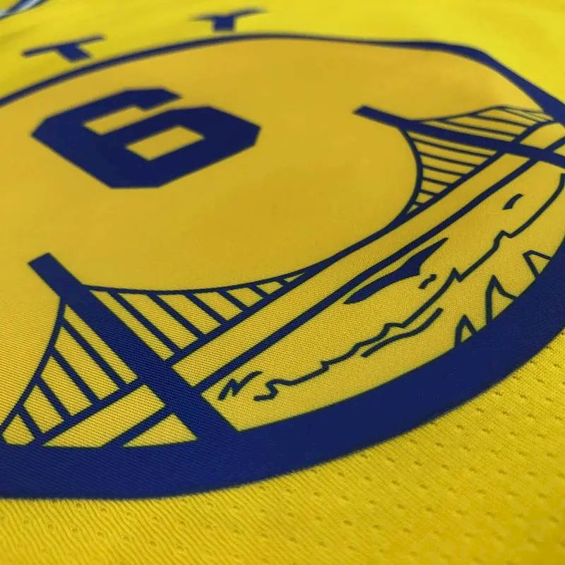 Camisa amarela masculina Nick Young versão jogador – The City Classic Edition
