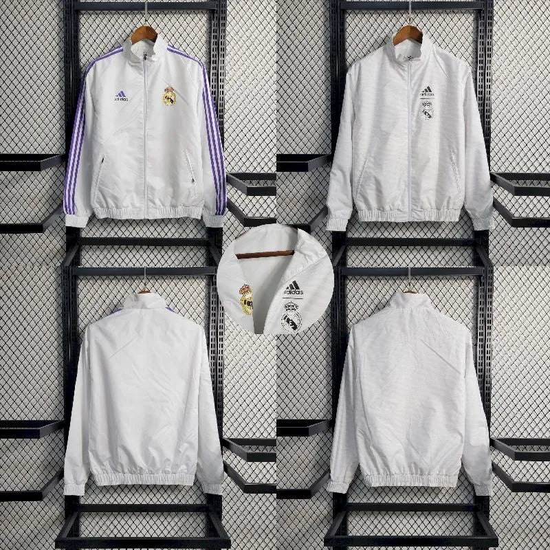 Corta-vento dupla face Real Madrid 2023-24