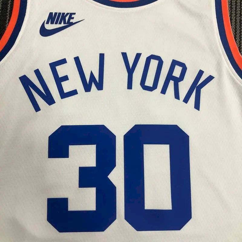 Camisa Julius Randle Masculina Branca 2021-22 75º Aniversário – Edição Clássica