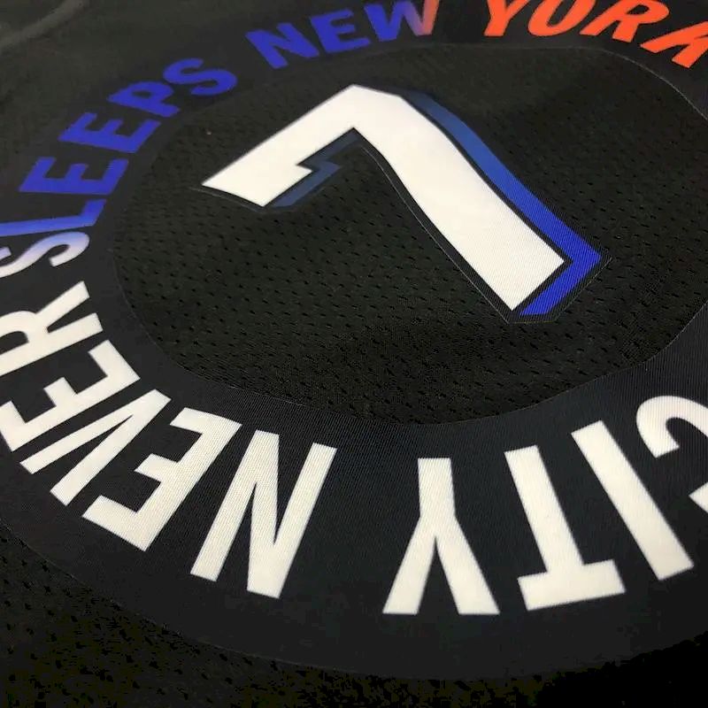 Camisa preta masculina Carmelo Anthony Swingman – Edição City