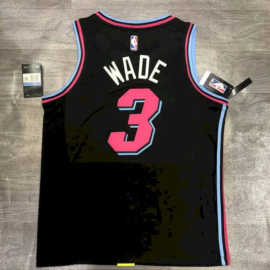 Dwyane Wade Men’s Black Player Version Jersey – Retro Classic Edition