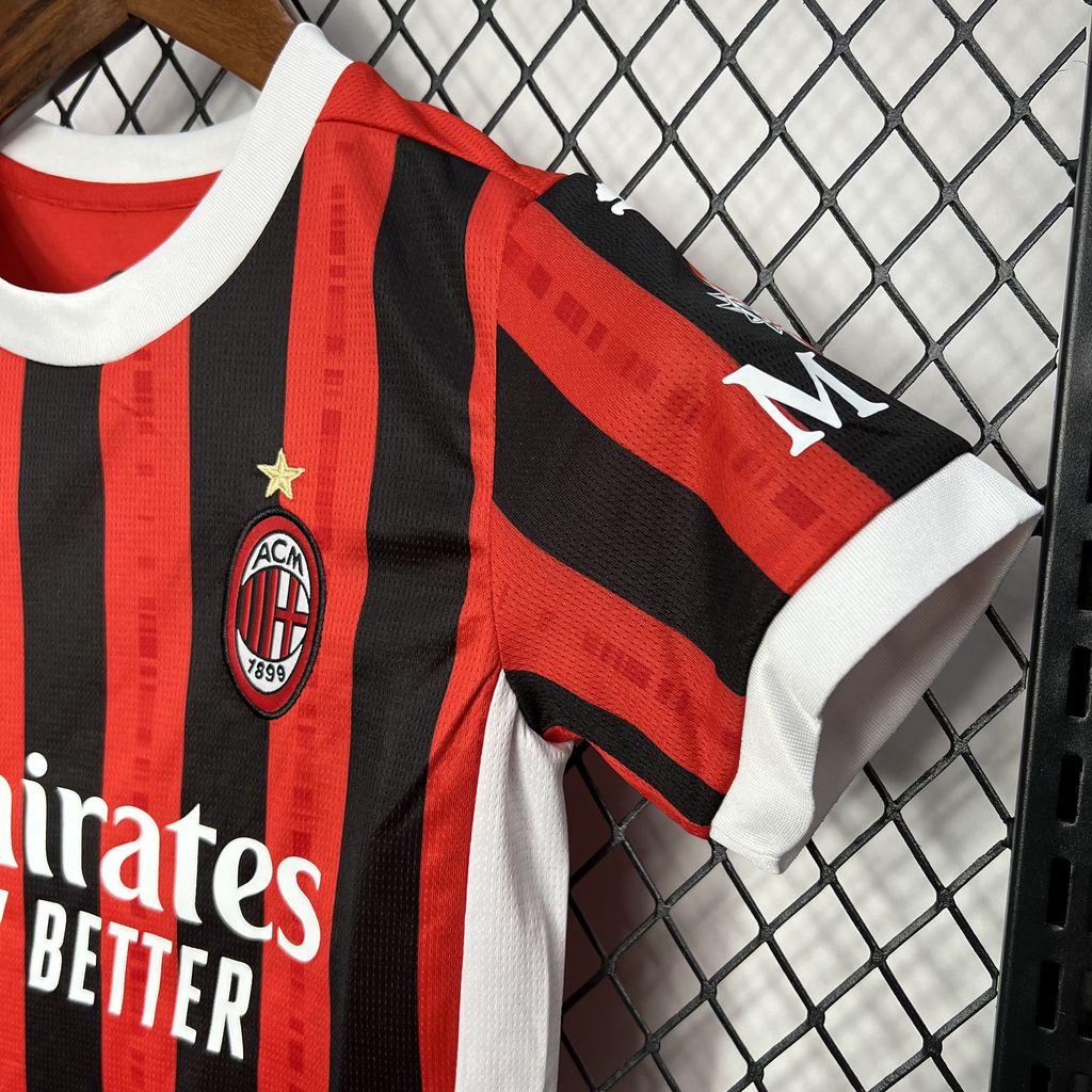 Ac Milan 2024/25 Home Kids Kit