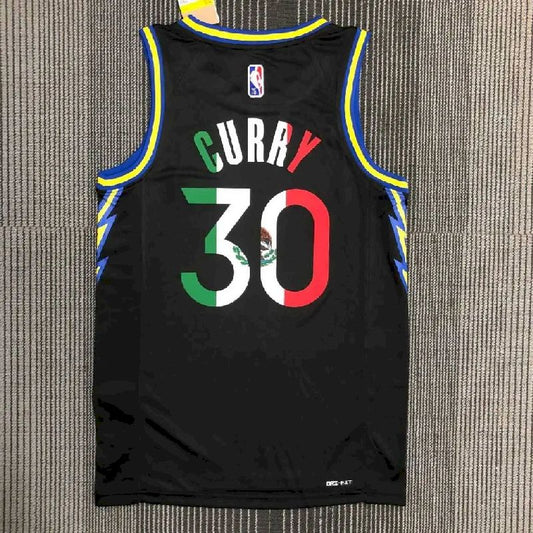 Camisa preta masculina Stephen Curry Team – Edição City